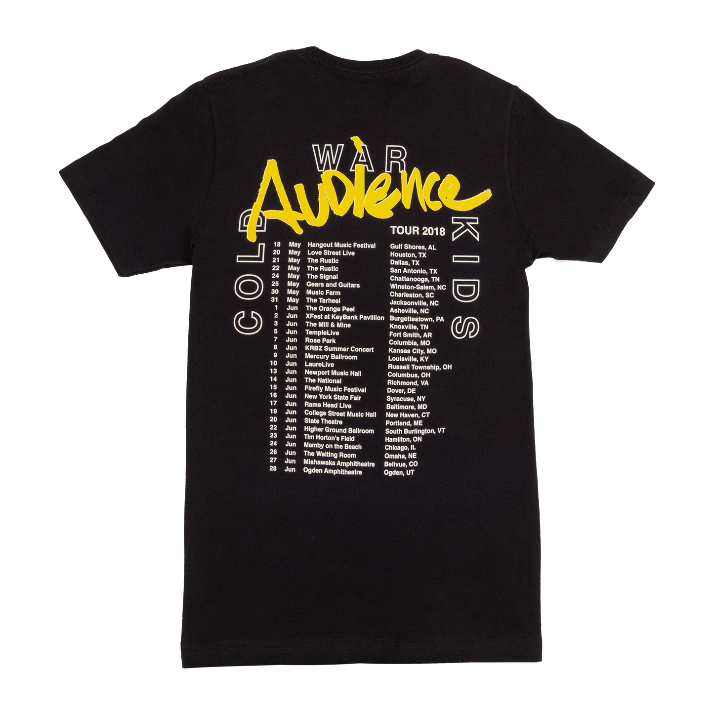 Audience 2018 Tour Tee