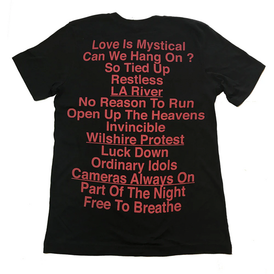 LA Divine Tracklist Black T-Shirt