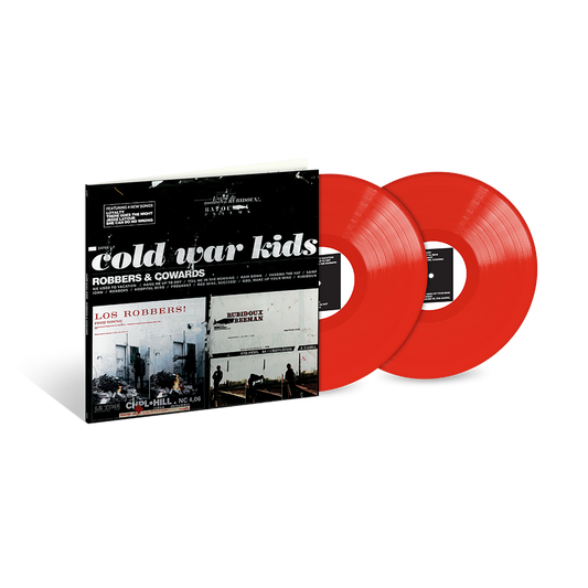Cold War Kids Robbers & Cowards 20th anniversary album 2 LP in brick red