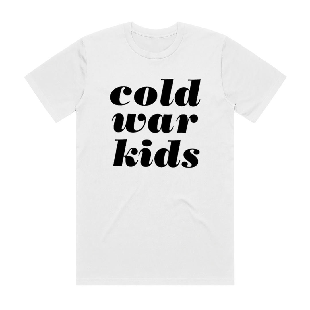 White Logo Tee – Kids War Cold